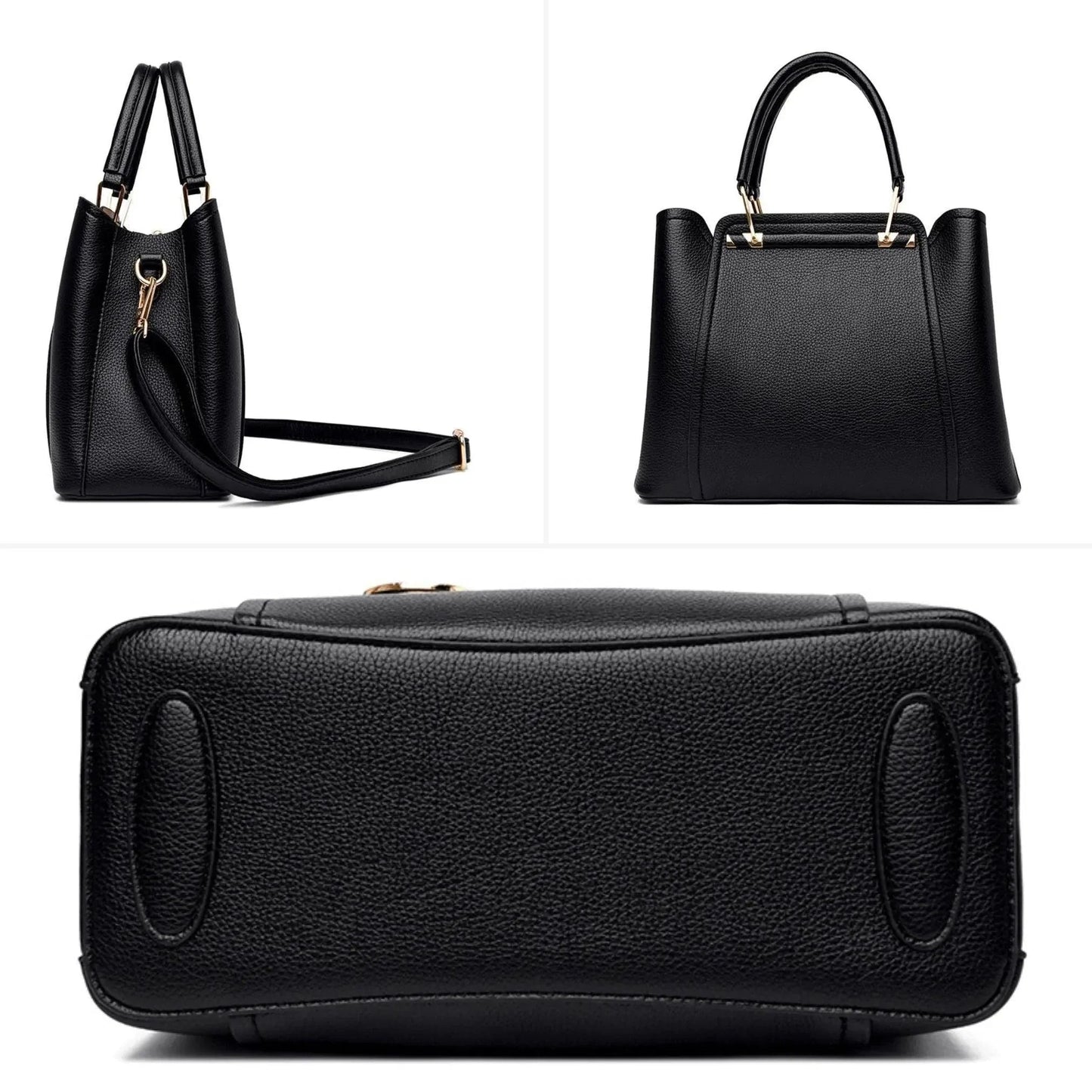 Luxurious Leather Crossbody Bag - Style Couer