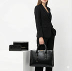 Leather Set Bag + 2 Wallets - Zayna