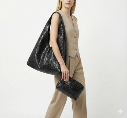 Bag and Wallet in Leather - Noelle