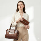 Bag and Wallet Kit in Leather - Cror