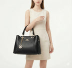 Luxurious Leather Crossbody Bag - Style Couer