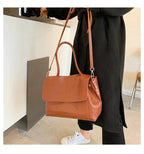 Leather Bag - Clove