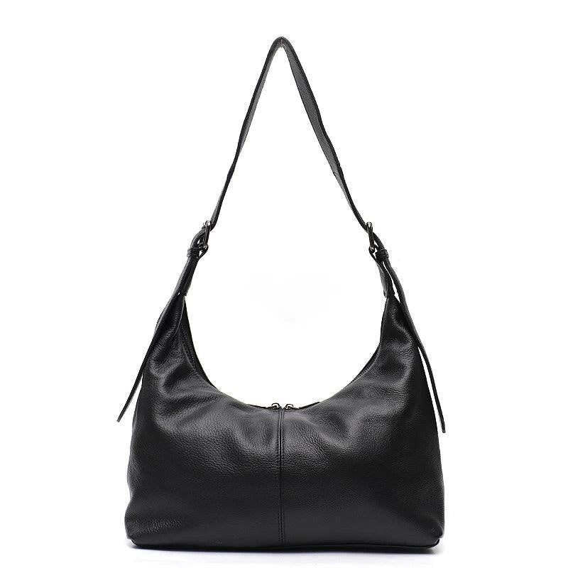 Messenger Style Leather Bag - Agatha