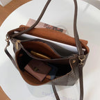 Leather Bag - Clove
