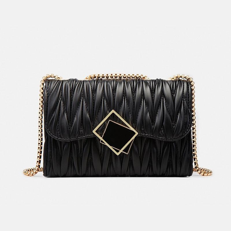 Compact Leather Bag - Vienza