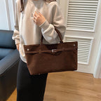 Women's Suede Tote Bag - Esmé