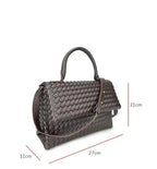 Débora Woven Leather Bag