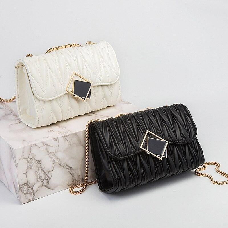 Compact Leather Bag - Vienza
