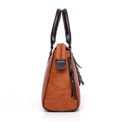 Premium Leather Kit - Bag + Wallet + Clutch + Complimentary Pouch