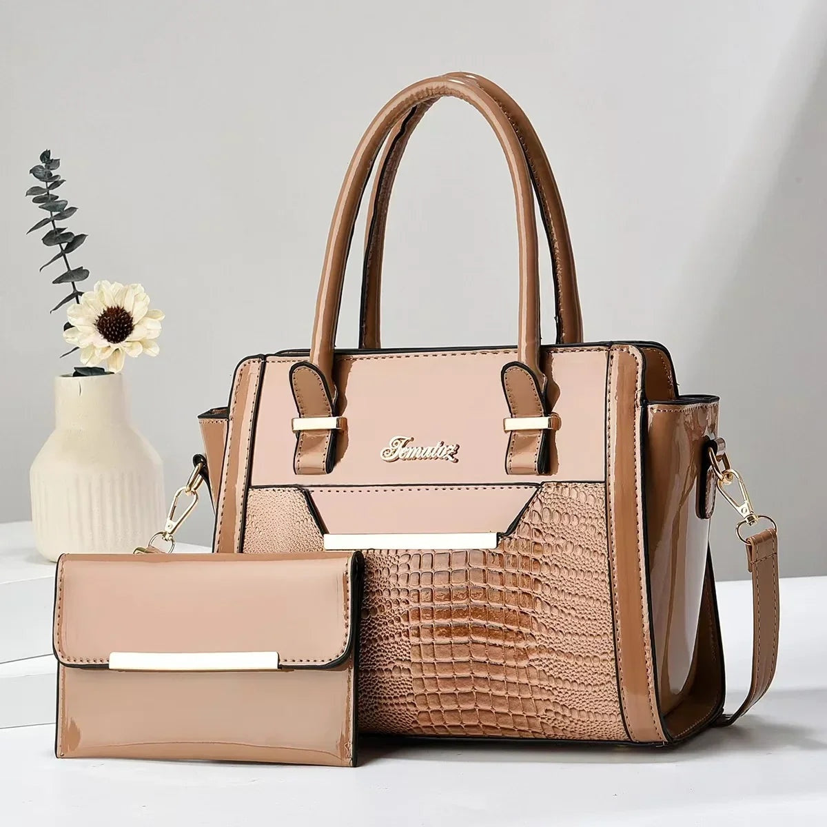 Bag and Wallet Kit in Leather - Cror