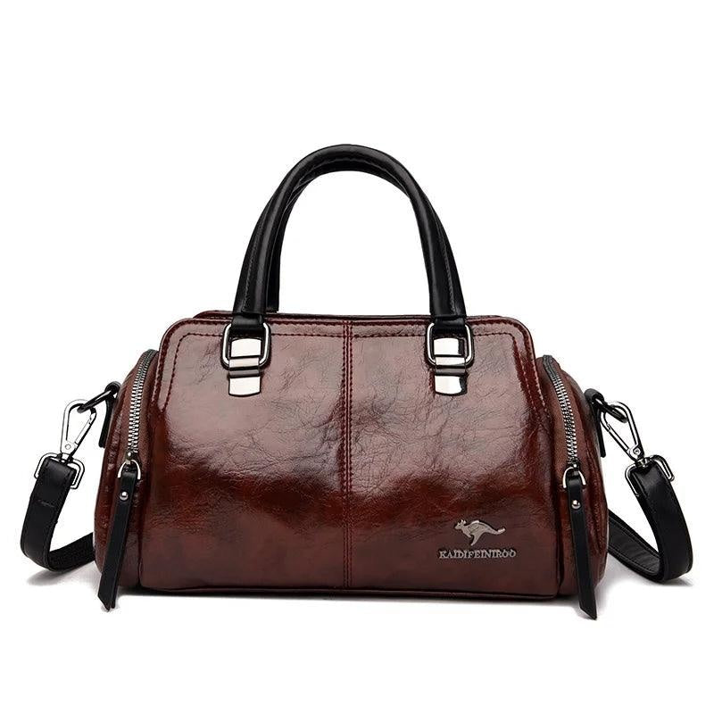 Leather Bag - Jade
