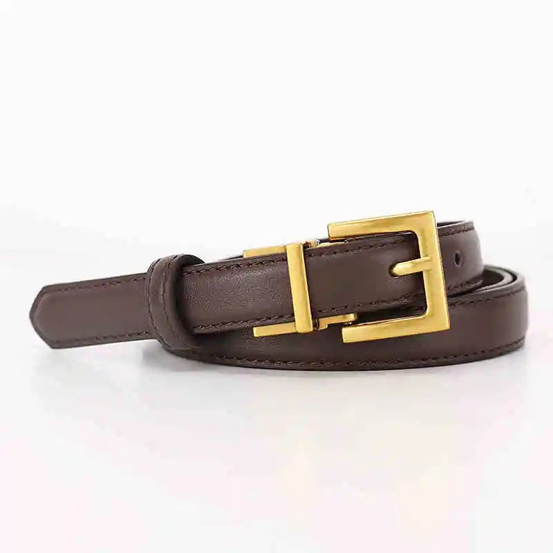Women's Genuine Leather Belt - Velvet