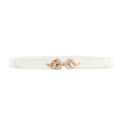 Women's Genuine Leather Belt with Elastic - Amour