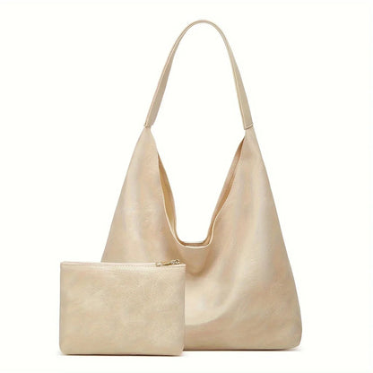 Leather Messenger Bag + Leather Wallet - Manz