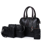 Premium Leather Kit - Bag + Wallet + Clutch + Complimentary Pouch