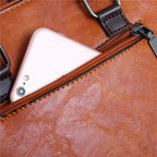 Premium Leather Kit - Bag + Wallet + Clutch + Complimentary Pouch