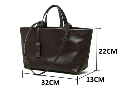 Leather Tote Bag Joana