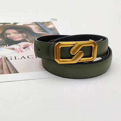 Women's Genuine Leather Belt - Amalfi