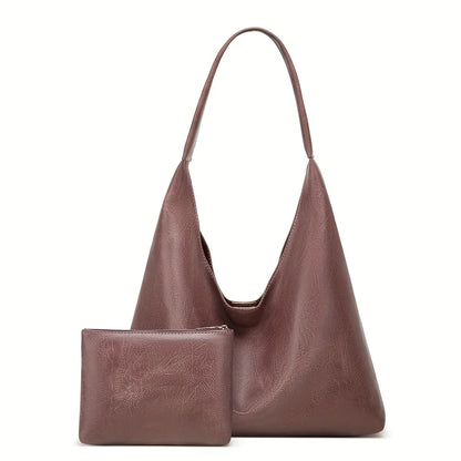 Leather Messenger Bag + Leather Wallet - Manz