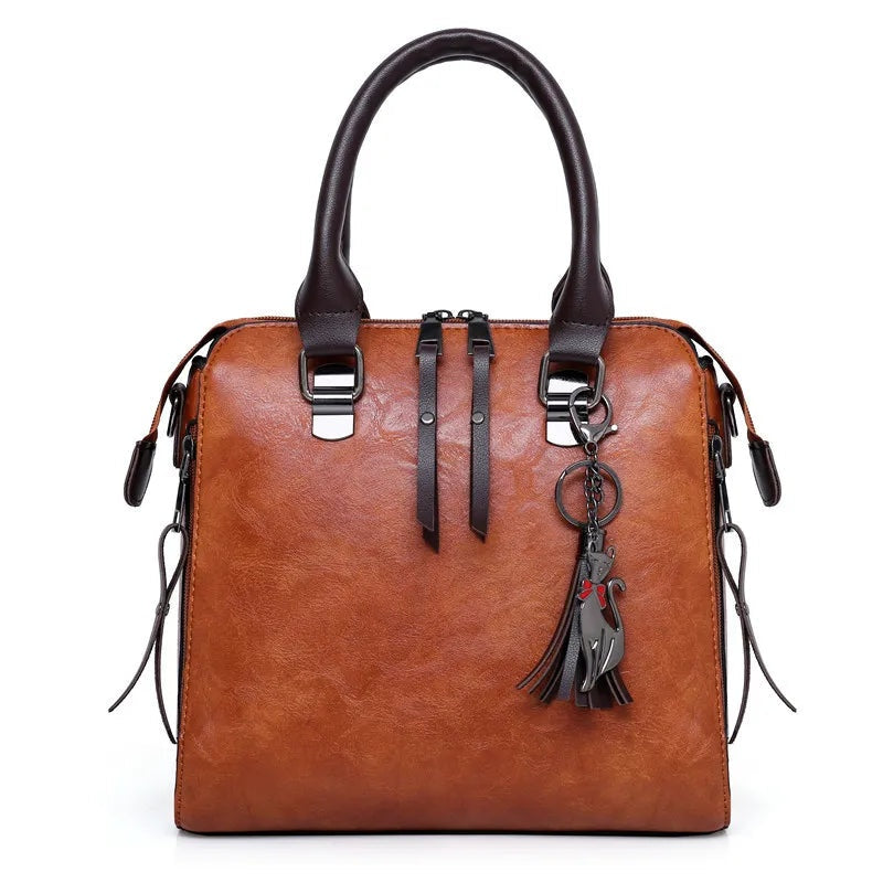 Premium Leather Kit - Bag + Wallet + Clutch + Complimentary Pouch