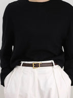 Women's Genuine Leather Belt - Velvet