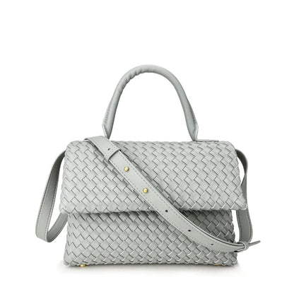Débora Woven Leather Bag