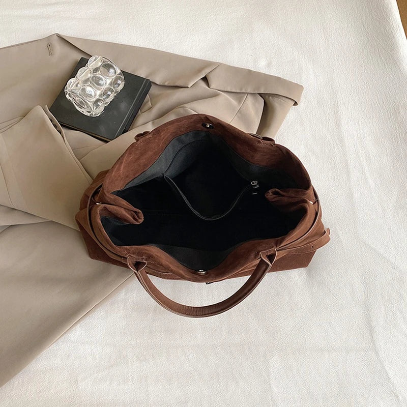 Women's Suede Tote Bag - Esmé