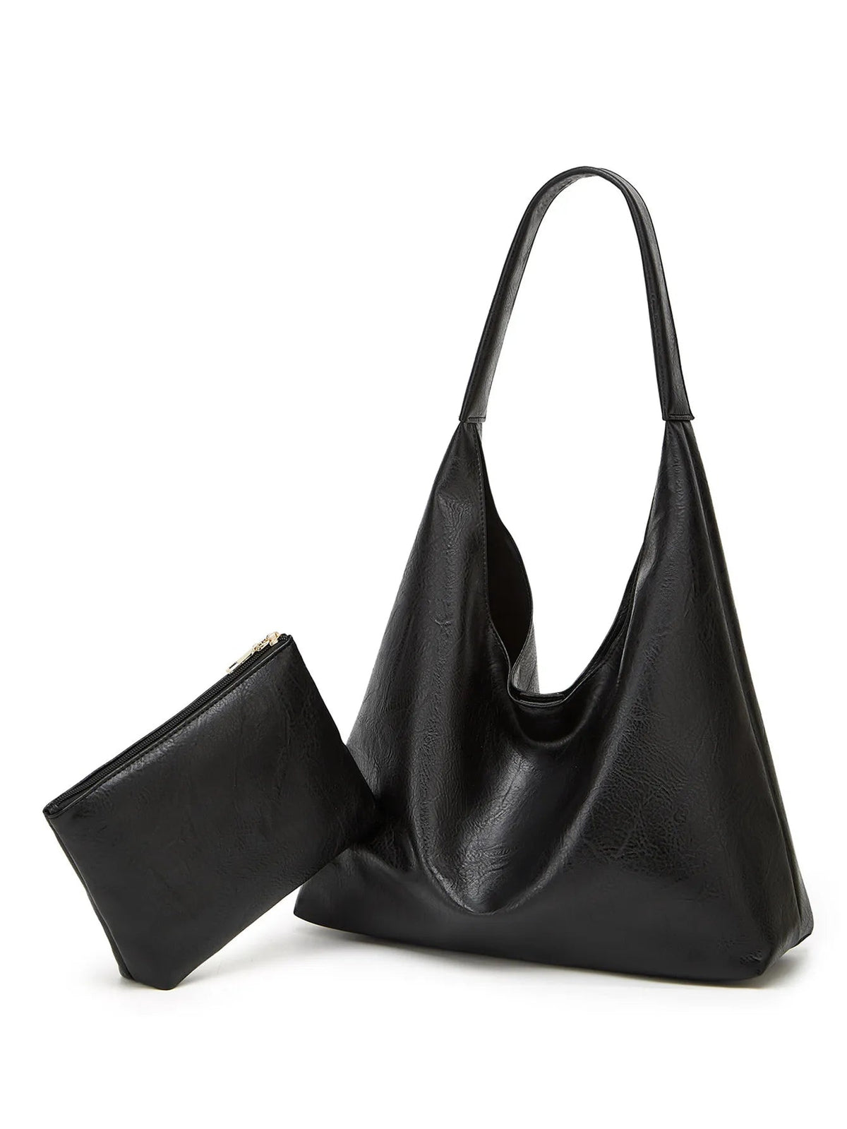 Leather Messenger Bag + Leather Wallet - Manz