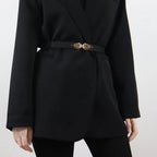 Women's Genuine Leather Belt with Elastic - Amour