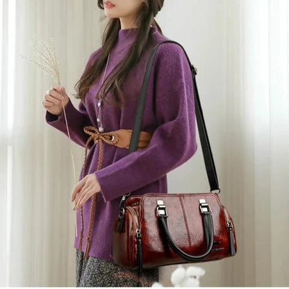 Leather Bag - Jade
