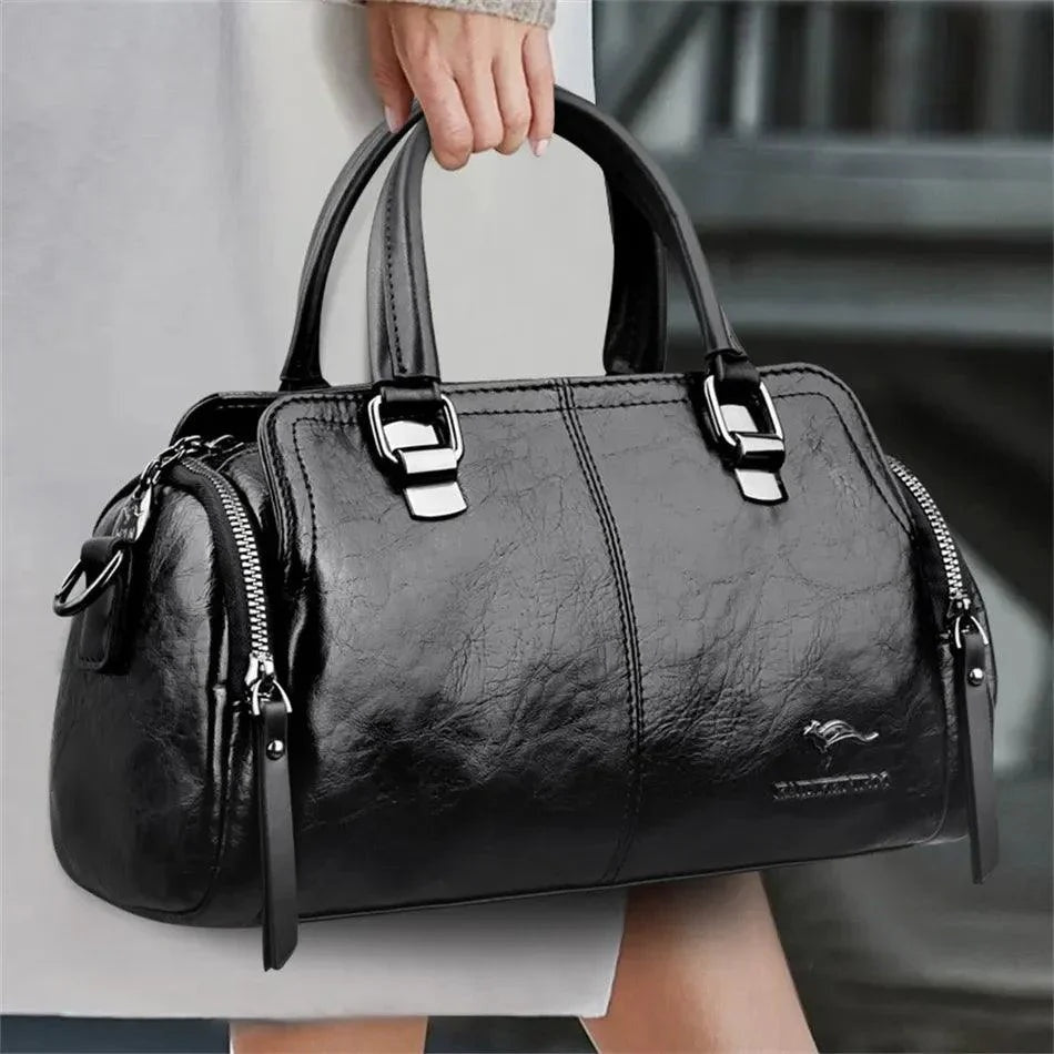 Leather Bag - Jade